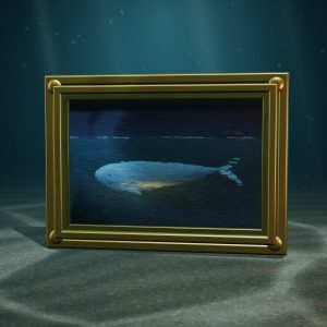 The Whale Who Ate the Moon — photographed on the sea floor