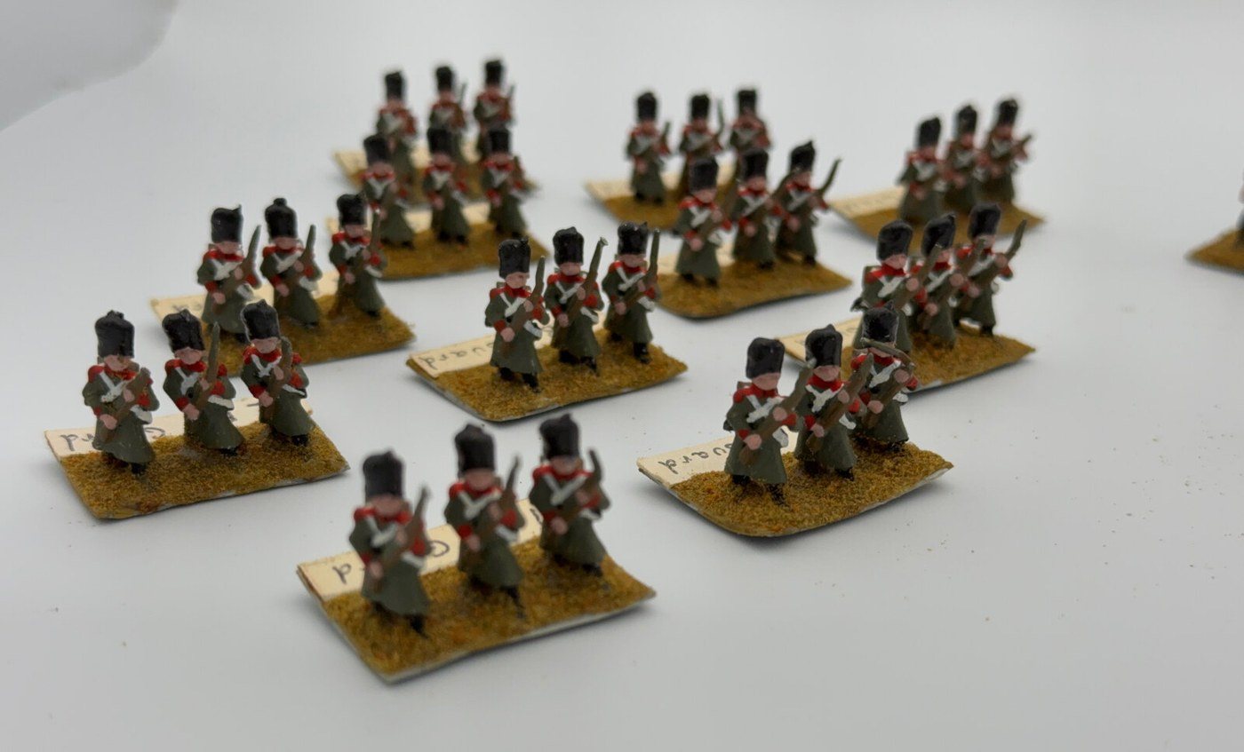 Grenadiers in Bearskins, Red Facings