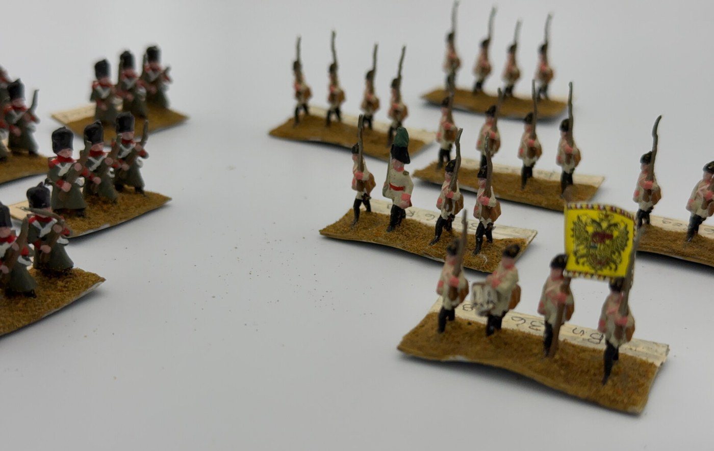 Grenadiers in Bearskins, Red Facings