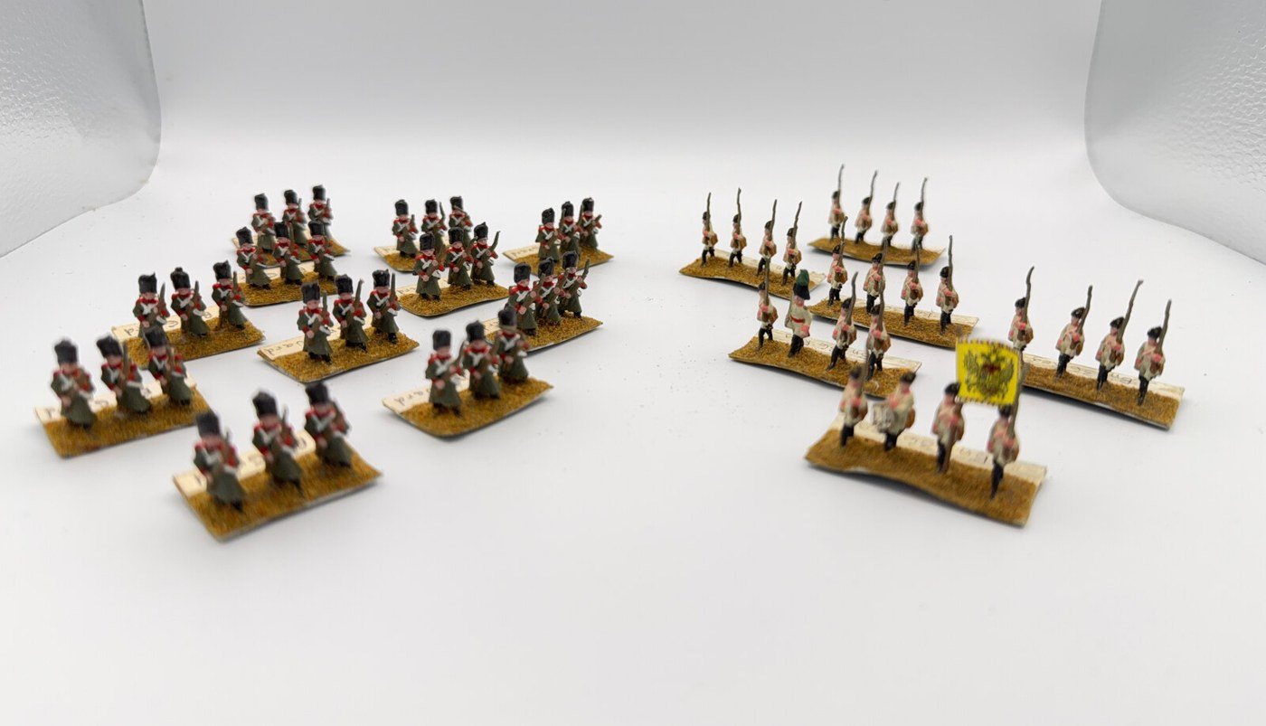 Grenadiers in Bearskins, Red Facings