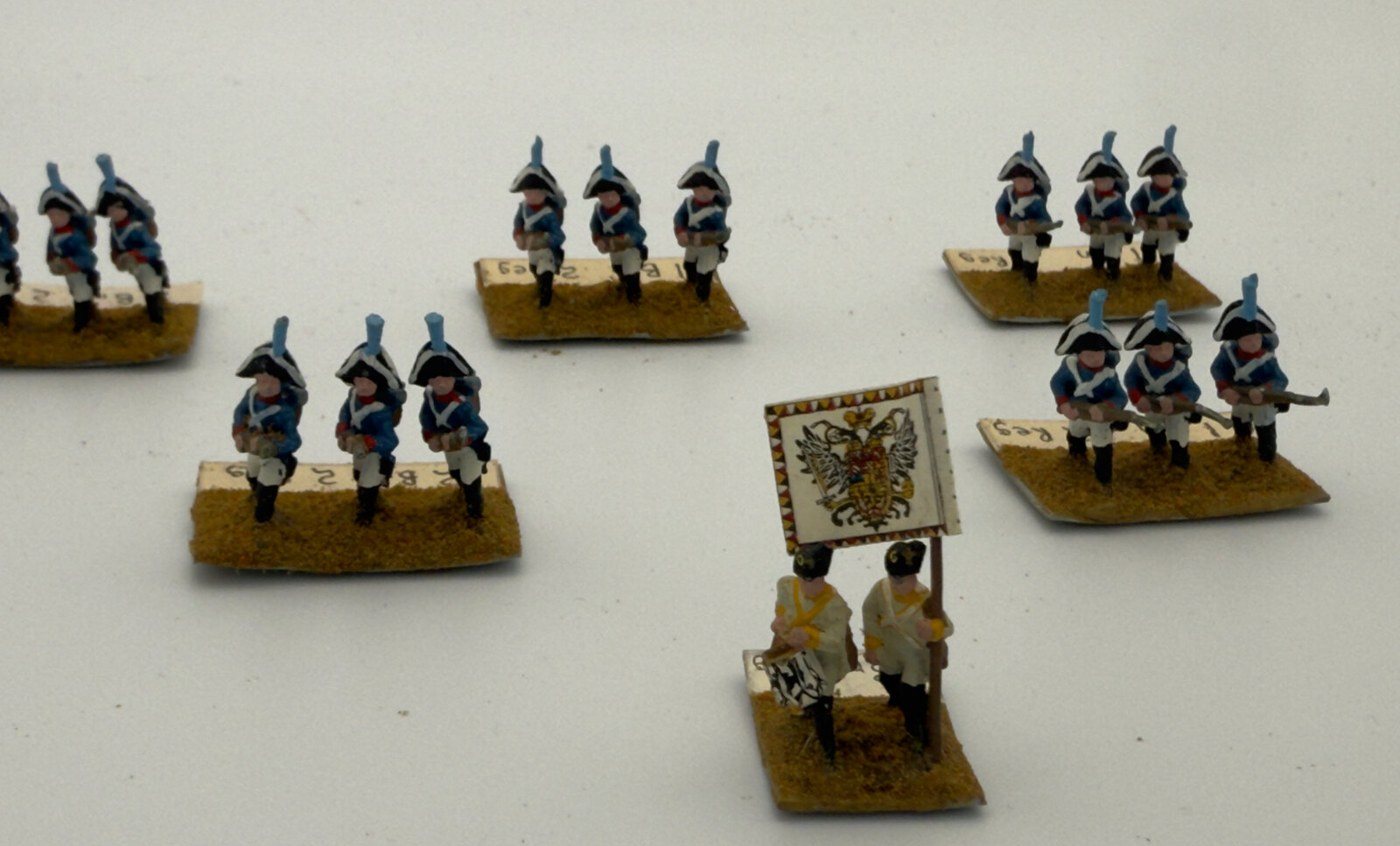 Blue Coats with a White Eagle Standard
