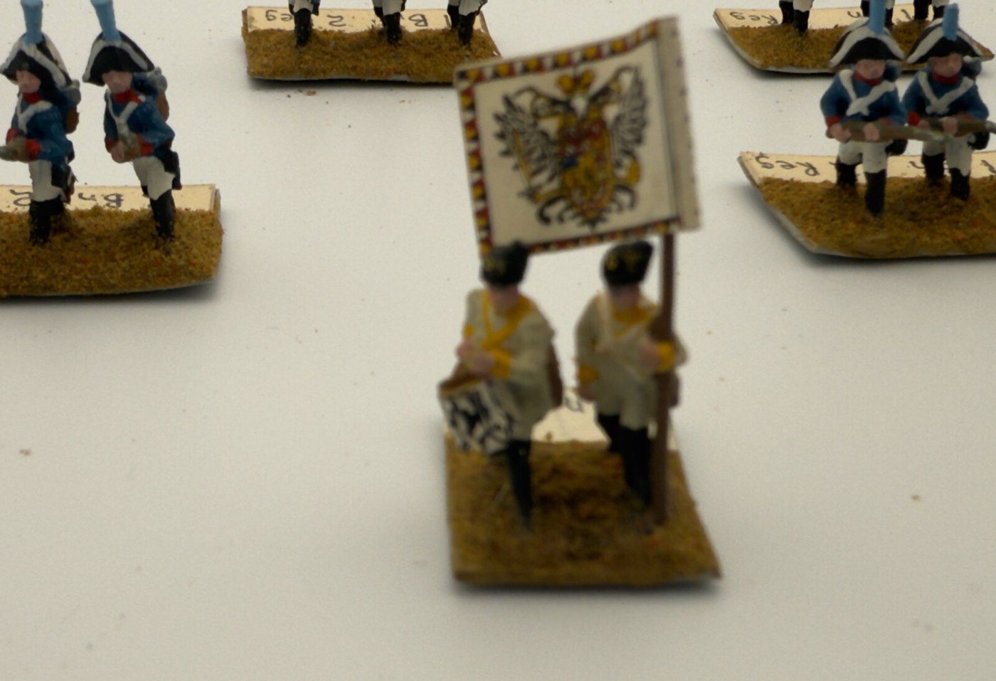 Blue Coats with a White Eagle Standard