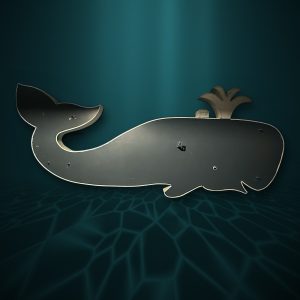 The Dock’s Fish House Whale Sign