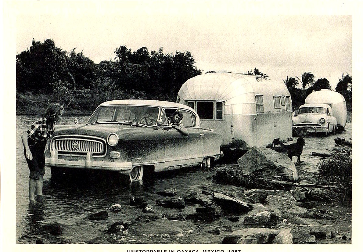 Lot 215 — Airstream Postcard, "Unstoppable in Oaxaca, Mexico, 1957" - Image 2