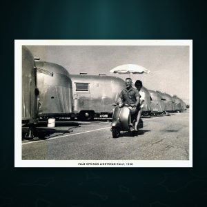 Airstream Postcard, “Palm Springs Airstream Rally, 1958”