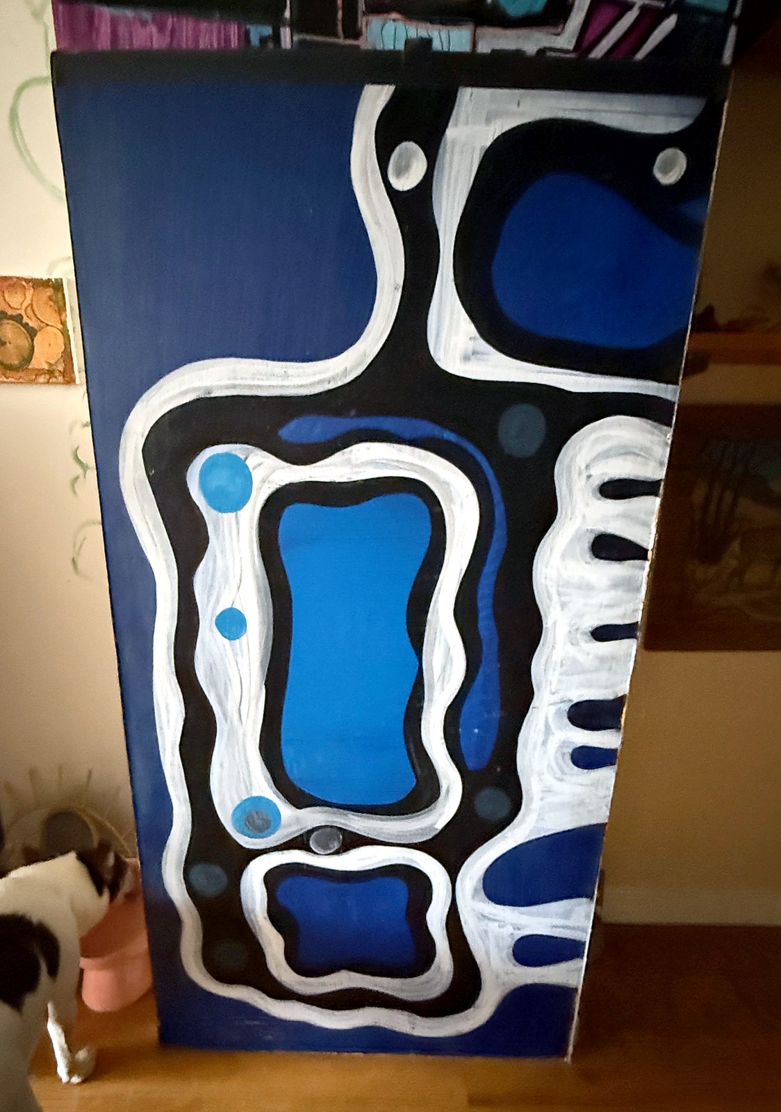 Lot 231 — Blue Totem with White Rivers - Image 3