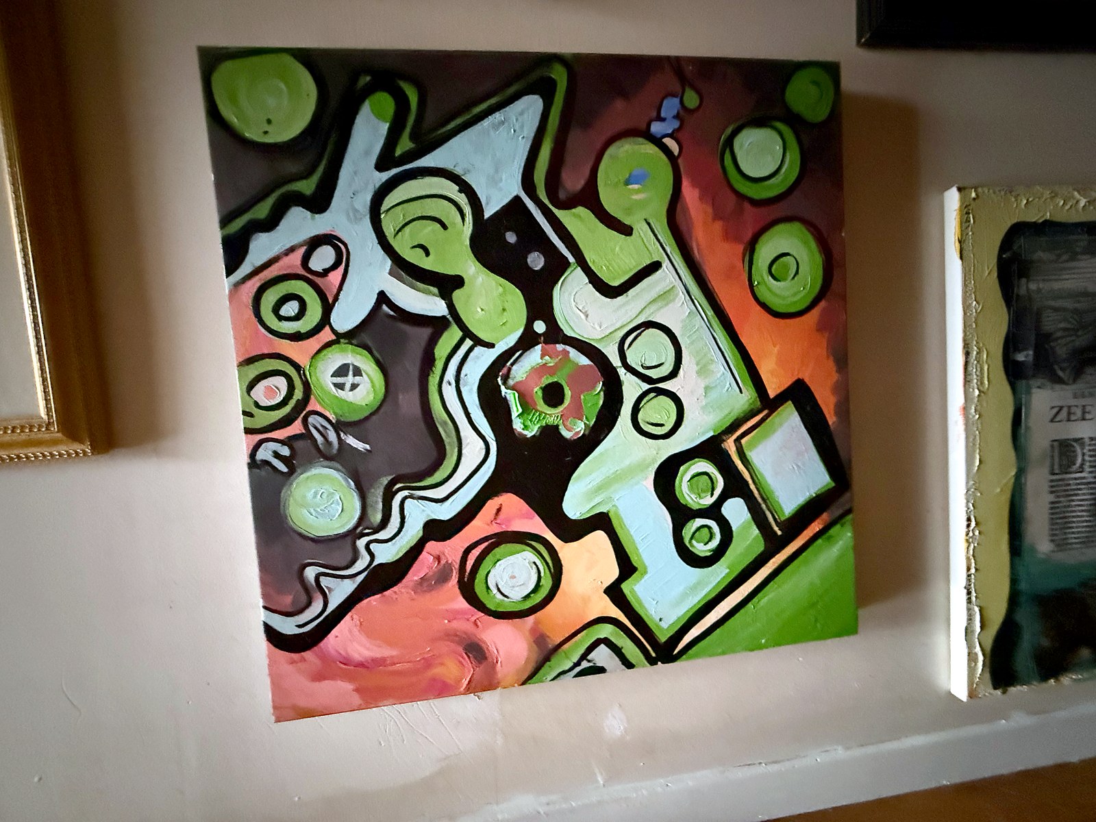 Lot 233 — Green Rings and Pink Smoke - Image 4