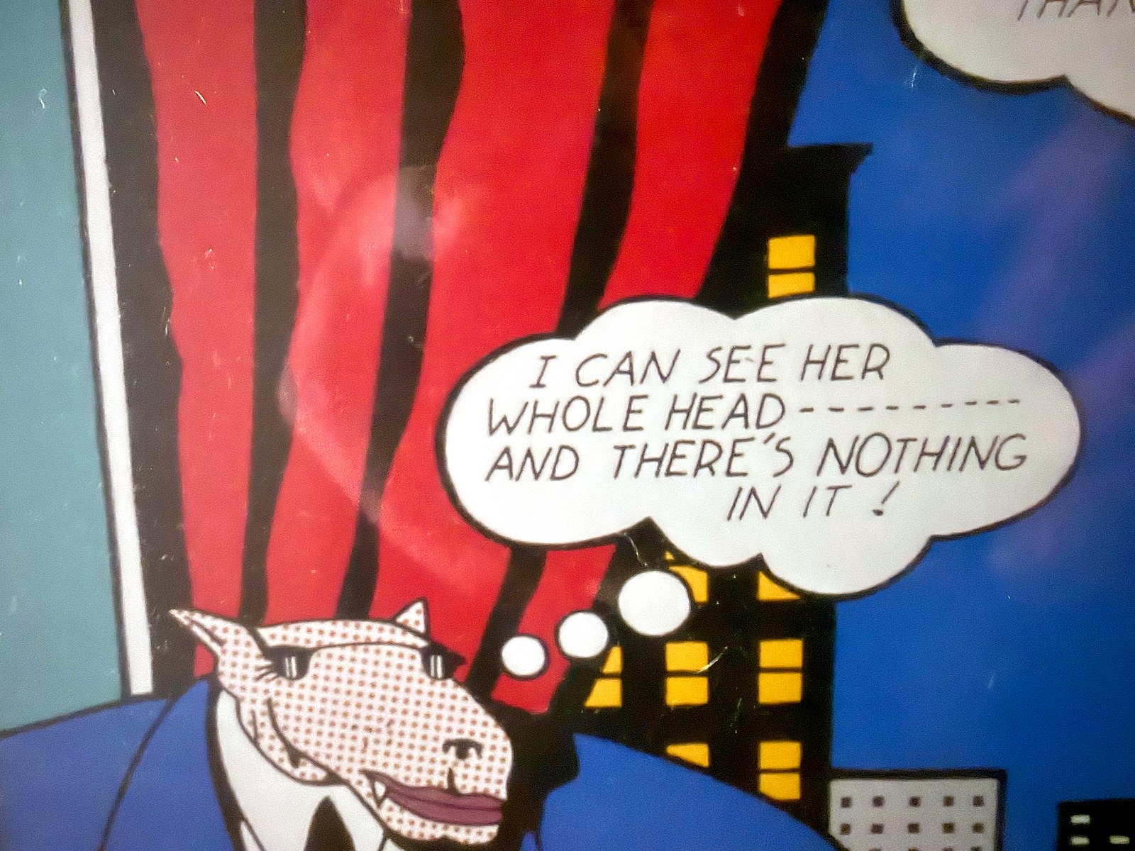 Lot 234 — Pop-Art Comic Print, "My Precious Hubert" - Image 5