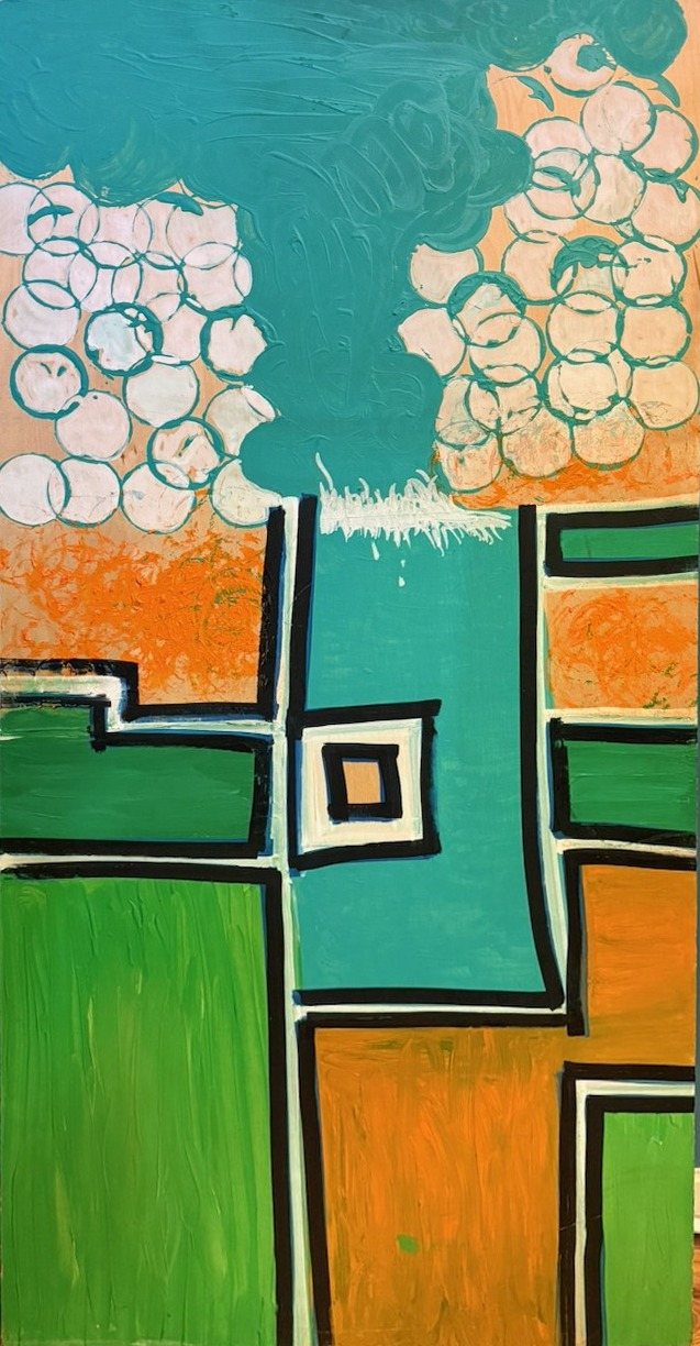 Lot 073 — Orange and Teal Blocks - Image 2