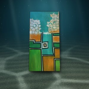 Lot 073 — Orange and Teal Blocks