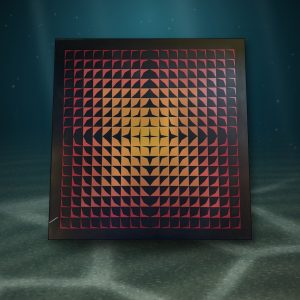 Lot 074 — Red Diamond Op Print