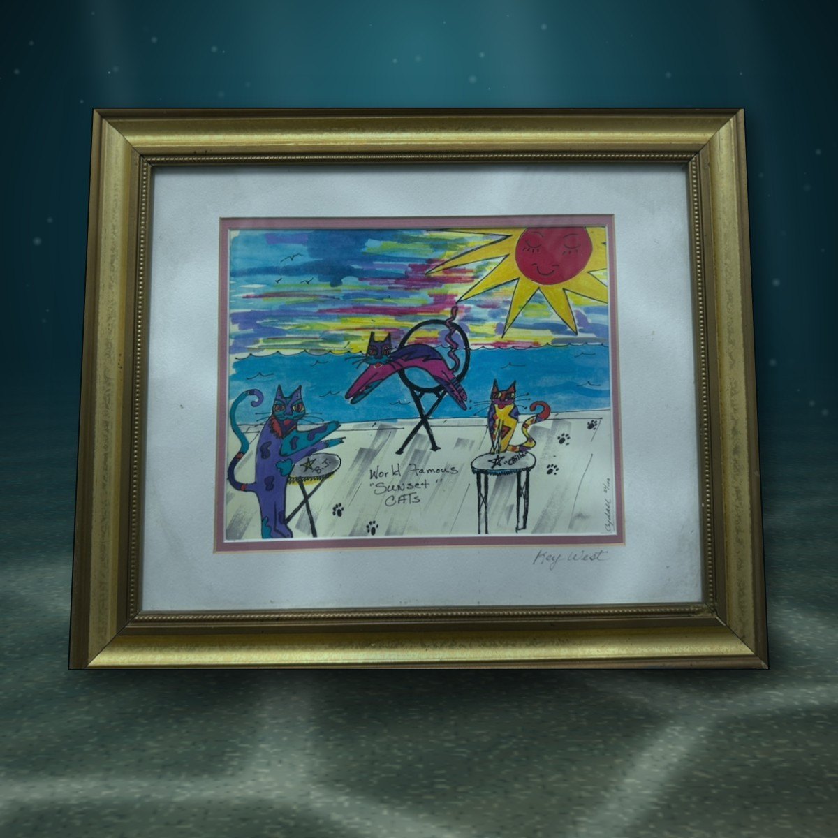 Lot 081 — World Famous Sunset Cats, Key West