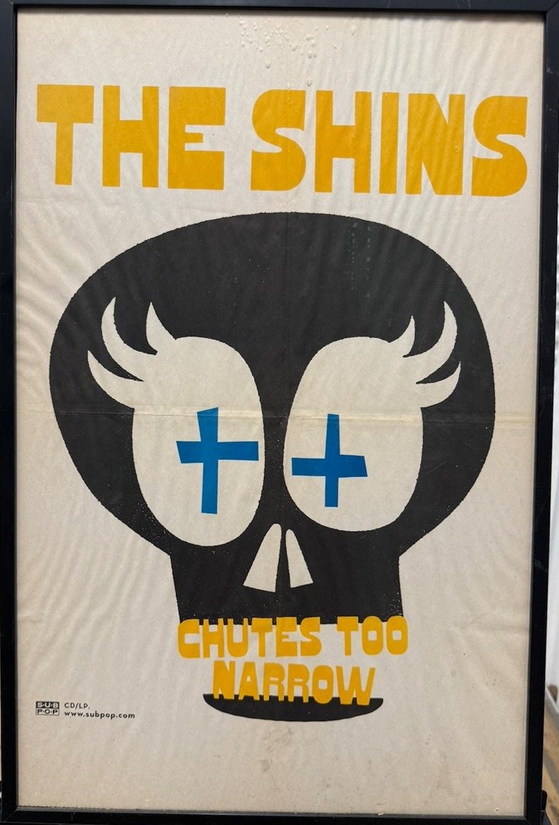 Lot 083 — The Shins, Chutes Too Narrow Poster - Image 2