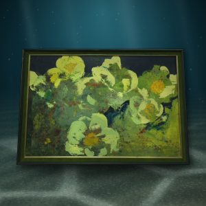 Lot 088 — Yellow Blossoms in Heavy Oil