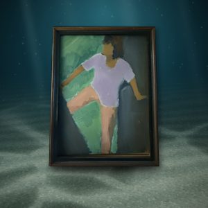 Lot 104 — Girl in a Lilac Shirt