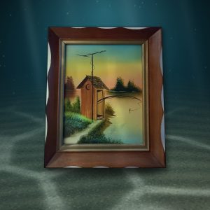 Lot 105 — Outhouse at Sunset