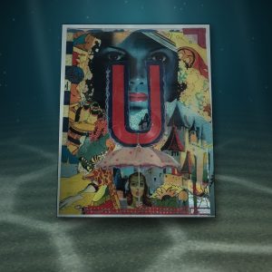 Lot 112 — Collage Print "U", Numbered 26/99