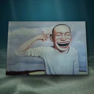 Lot 114 — Laughing Man Pointing to His Temple