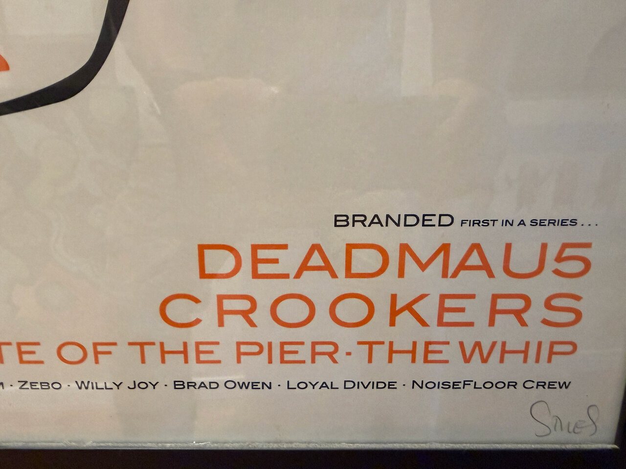 Lot 117 — Deadmau5 and Crookers, Congress Theater Poster - Image 3