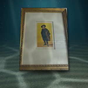 Lot 132 — Aristide Bruant, Gilt Frame and Linen Mat