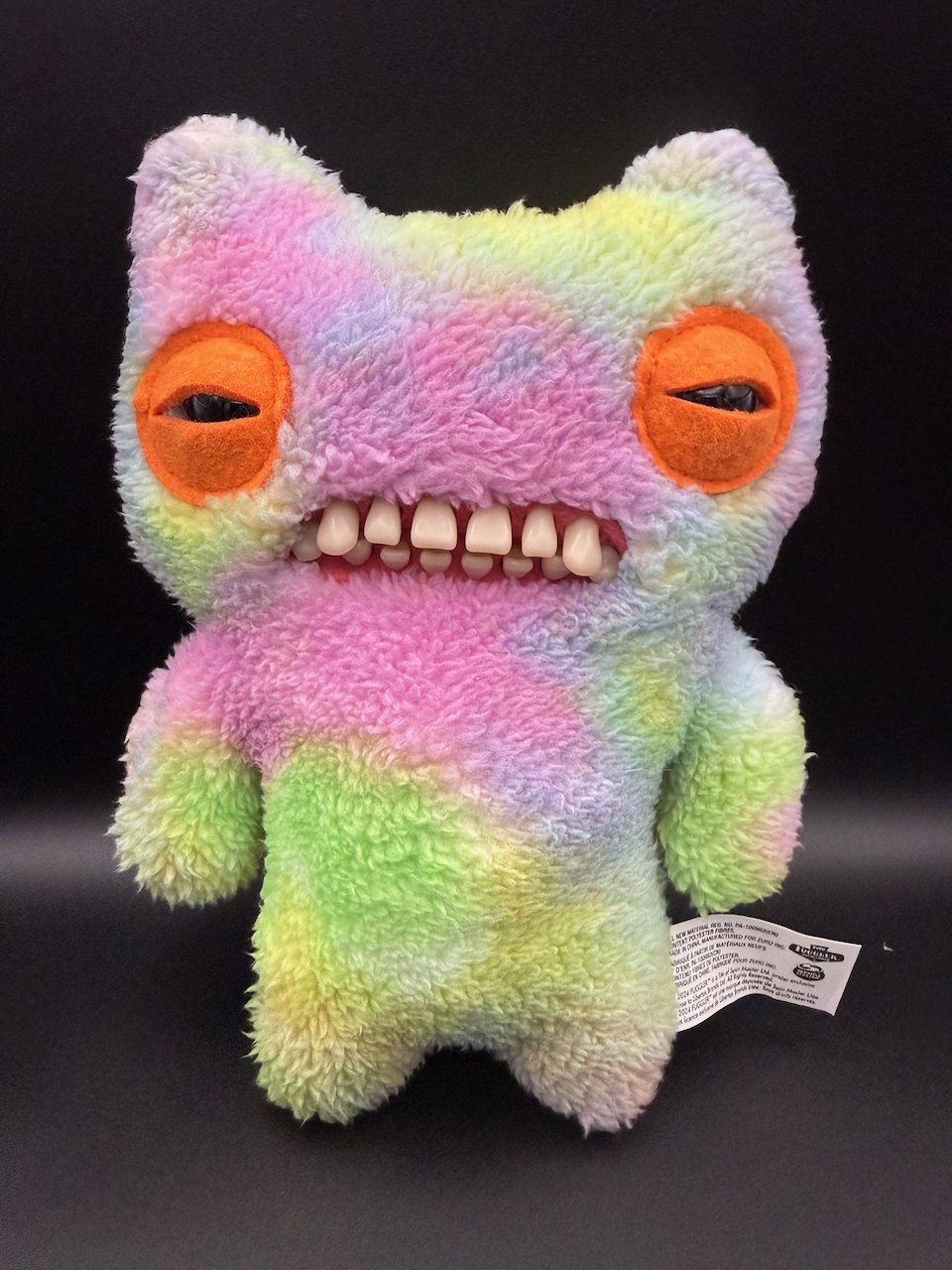Lot 143 — Fuggler Plush, Rainbow with Orange Eyes - Image 2