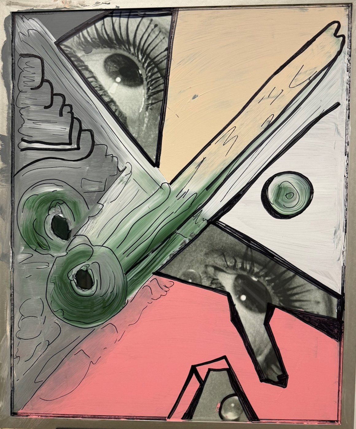Lot 146 — Eyes and Wings, Pink Ground - Image 2