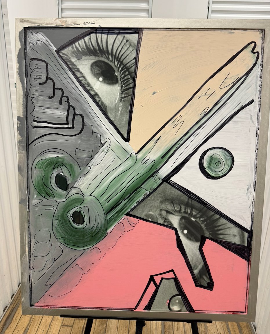 Lot 146 — Eyes and Wings, Pink Ground - Image 3