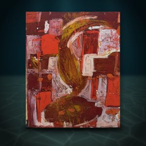 Red Blocks and Gold Arc — Whaleworx lot 154