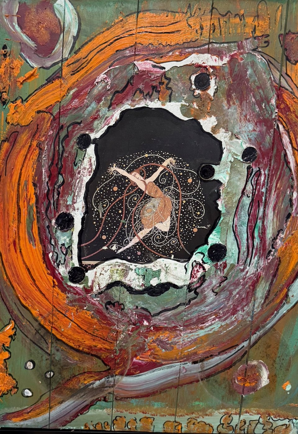 Lot 157 — Dancer in the Orange Vortex - Image 2
