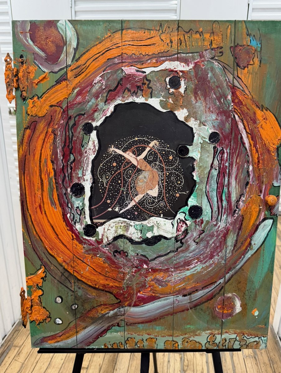 Lot 157 — Dancer in the Orange Vortex - Image 3