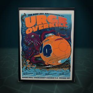 Urge Overkill Deep Sea Adventures Poster, 2011 — Whaleworx lot 160