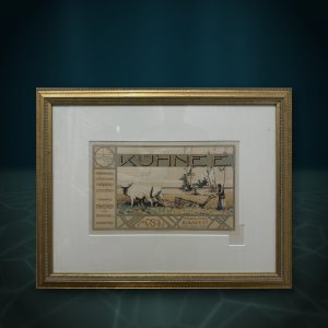 Kühne Budapest Advertising Print, Framed