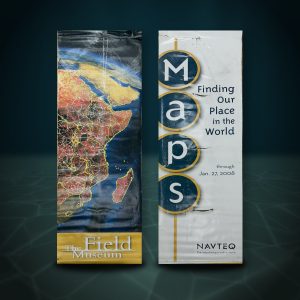The Field Museum Maps Banners, Africa — Whaleworx lot 168