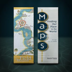 The Field Museum Maps Banners, River Map — Whaleworx lot 169