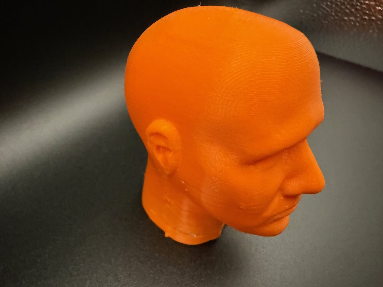 Lot 172 — Orange Printed Head - Image 4