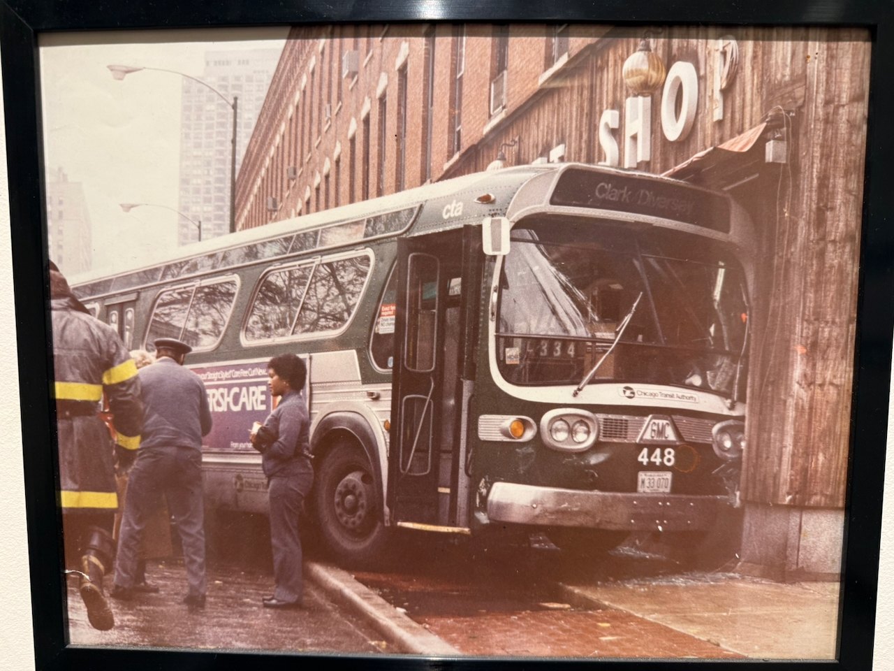 Lot 174 — CTA Bus 448 Crash Photograph, Framed - Image 3