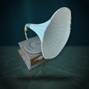 Horn Gramophone, Columbia Viva-tonal Badge