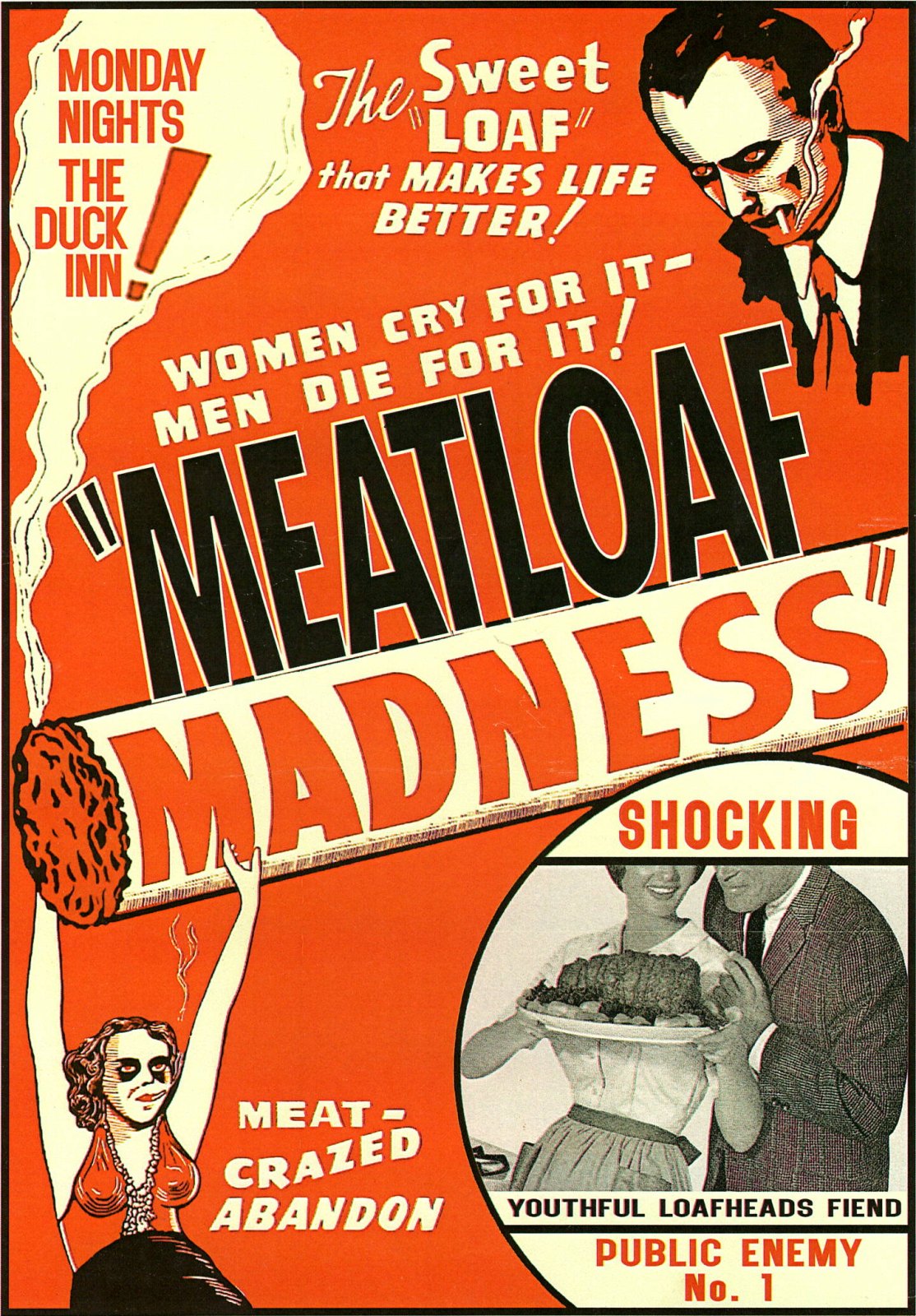 Lot 186 — The Duck Inn “Meatloaf Madness” Menu - Image 2
