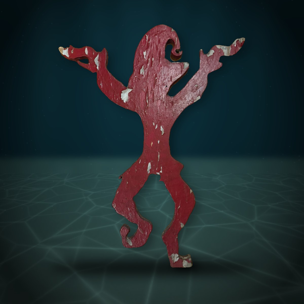 Lot 189 — Red Jester Cutout