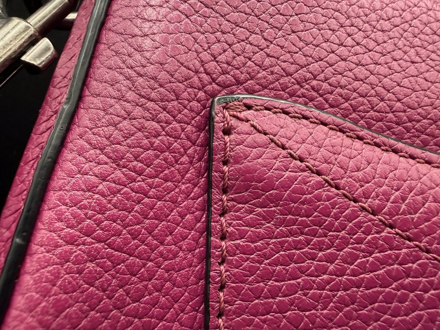 Marc Jacobs Pink Pebbled Leather Saddle Crossbody