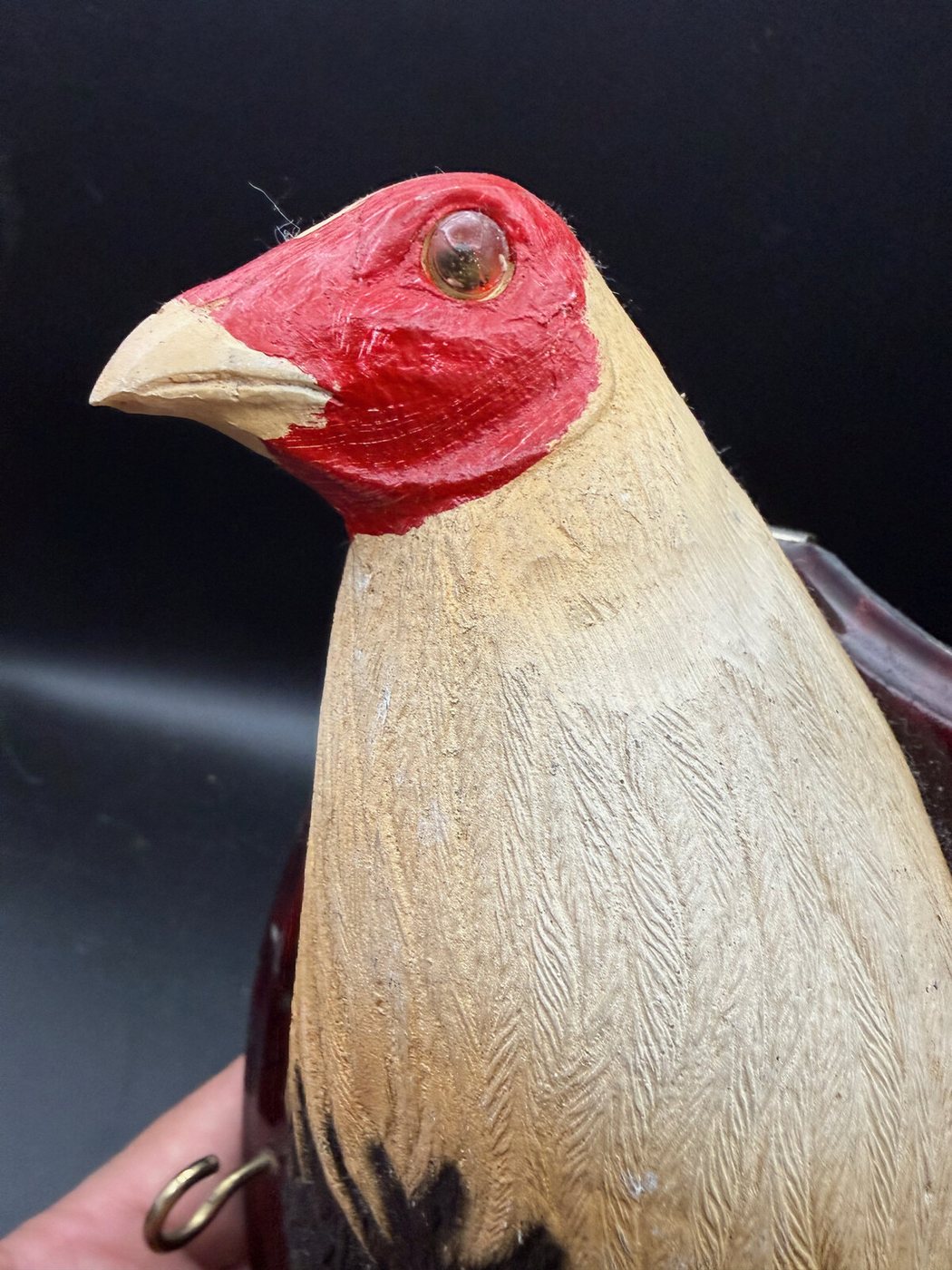 Rooster on a Shield, Wall Hook Plaque