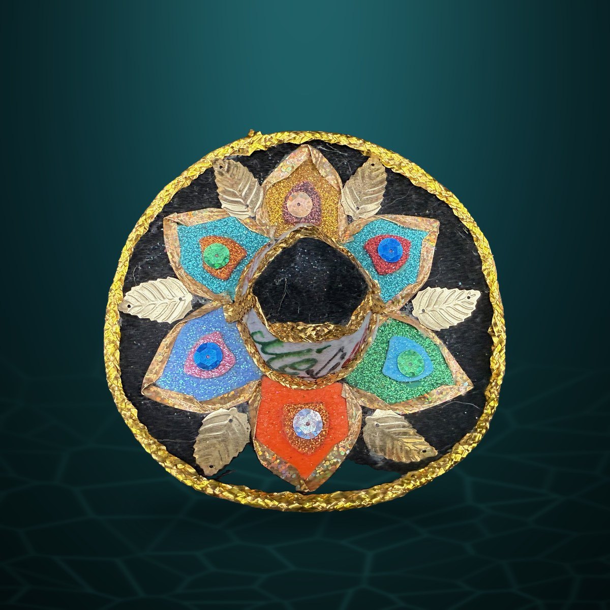 Miniature Embroidered Sombrero