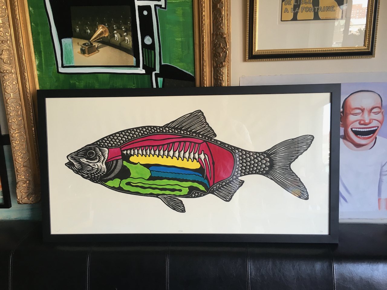 Lot 055 — Fish in Colour, Framed - Image 2